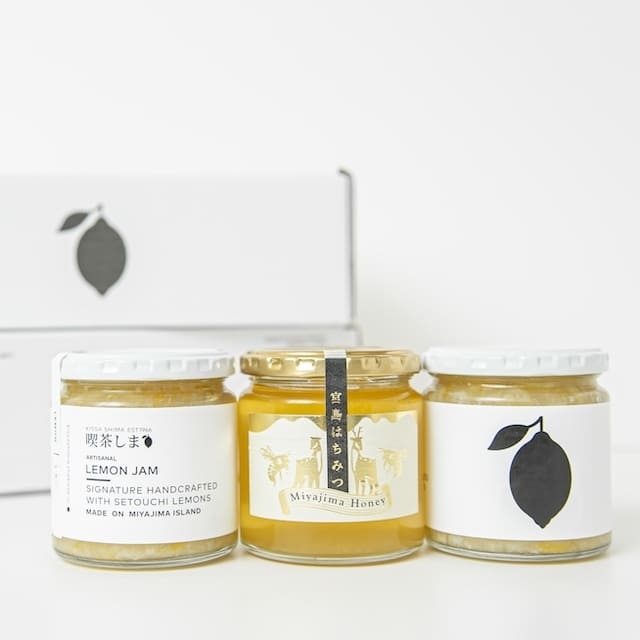 宮島産蜂蜜&季節の手作りジャム2種　詰め合わせ