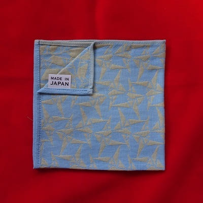 Origami Handle Handkerchief (Blue)