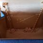Handmade bag with Shokuehana design (blue)